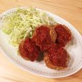 ♡りこぴん♡'s cooksnap of when they made クリチＩＮコロッケ♡トマトソース添え.