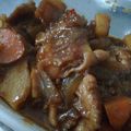 パンを愛する甘党's cooksnap of when they made ピリ甘♪【じゃが芋と鶏骨付き肉の煮込み】.