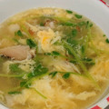 しぶみきちゃん's cooksnap of when they made 豆苗と卵のスープ.