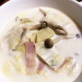 クックKC557C☆'s cooksnap of when they made ベーコンと白菜のがっつりミルクスープ.
