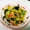 ポニーリボン's cooksnap of when they made ■糖質制限■小松菜キャベツ簡単梅おかか味.