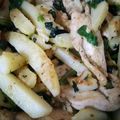 クック7NVMX8☆'s cooksnap of when they made 鶏胸肉とじゃが芋とほうれん草のカレー炒め.