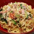 クック7RK4JC☆'s cooksnap of when they made 余り物サラダでメインを！ツナマヨパスタ.