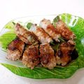 ゆーさんの奥さん。's cooksnap of when they made リンゴの豚肉巻き.