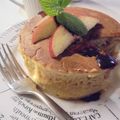 主婦おくさん's cooksnap of when they made HMで作るカフェのような厚焼パンケーキ.