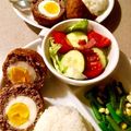 ame-ikuru's cooksnap of when they made 超簡単☆ボリュームたっぷりスコッチエッグ.