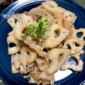 けんよこ's cooksnap of when they made 簡単おいしい★蓮根・えのきの生姜焼き.