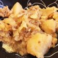 Mieまま's cooksnap of when they made ひき肉とじゃがいものほっこり味噌煮♪.