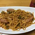 ぬーまいと0523's cooksnap of when they made 昔懐かしい喫茶店のナポリタン♪♪素朴な味.
