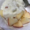 V666's cooksnap of when they made 甘い林檎ヨーグルト.