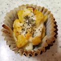 S・ルナ's cooksnap of when they made 簡単お弁当♡ポテトのカレーマヨチーズ焼き.