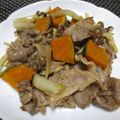 ジョングレ's cooksnap of when they made かぼちゃと豚肉の炒め物.