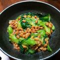 Asuka0515's cooksnap of when they made 小松菜の納豆和え.