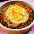 ひぃたろぉ～♪'s cooksnap of when they made おひとりさまの冒険チキンラーメン.