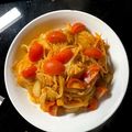 J_son's cooksnap of when they made 豚肉もやしのケチャップ炒め☆トマトのせ♪.