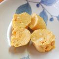 あたりめっこ's cooksnap of when they made 卵1個 レンジでお弁当の卵焼き。.