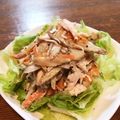 梨にゃんこ's cooksnap of when they made ばりうま♪鶏ササミのゴボウサラダ.