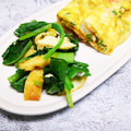 めみたん☆'s cooksnap of when they made 小松菜と油揚げの炒め煮.