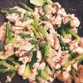 しろあず's cooksnap of when they made 豚コマと小松菜炒め.