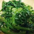 ちょこだす's cooksnap of when they made 春菊のゴマ和え☆.