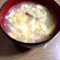きちゃっ太's cooksnap of when they made 鶏がらの卵スープ.