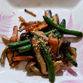 クック48SAML☆'s cooksnap of when they made いんげん、人参、しめじの和風炒め.