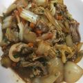 キャップとラム's cooksnap of when they made 自家製焼肉のたれで白菜と豚肉炒め♪.
