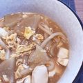 いちごみるく123's cooksnap of when they made いつもの味噌汁から味噌煮込みうどん.