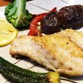 チャッピー3号's cooksnap of when they made 釣ったスズキのレアステーキ♡.