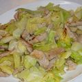 のんこ's cooksnap of when they made 豚ひれ肉とキャベツのパパっと簡単岩塩炒め.
