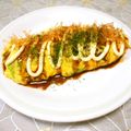 ＠迷子＠'s cooksnap of when they made キャベツと卵でふわとろチーズもんじゃ風♡.