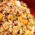 ハッピィ0730's cooksnap of when they made 超簡単！ランチにいかが？ミンチ丼ぶり.