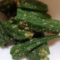mykn23's cooksnap of when they made めんつゆで簡単副菜☆オクラのごま和え.