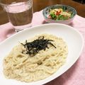 ぱんぱんこ's cooksnap of when they made めんたいバター 白滝パスタ.