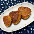 kikyomama's cooksnap of when they made アレンジ＊炊き込みご飯の焼きおにぎり.