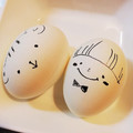 tetsucoro's cooksnap of when they made ☆お弁当にも カワイイ 目印ゆで卵☆.