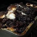 LANAROY's cooksnap of when they made 混ぜて焼くだけ簡単マシュマロオレオケーキ.