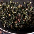 madokams's cooksnap of when they made 蕪の葉しっとり醤油麹ふりかけ*ヴィーガン.