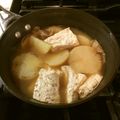 月桃124's cooksnap of when they made 焼き大根のフライパン煮.