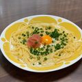 クックM2498W☆'s cooksnap of when they made 五右衛門風！たらこのカルボナーラ☆.