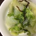 メロンパンケーキ's cooksnap of when they made 大量消費♥白菜のおひたし♥.