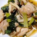 cotton777's cooksnap of when they made 小松菜と鶏肉の煮びたし.