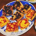 すみま～る's cooksnap of when they made レーズン×ピーナツバター　トースト♪.