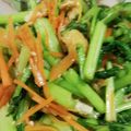 pegu0404's cooksnap of when they made 伝統料理、大根の葉の炒め煮.