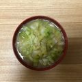 かおり♡♡♡'s cooksnap of when they made シンプル！炒めキャベツの味噌汁.