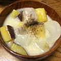 ちゃーりーWKY's cooksnap of when they made カブとサツマイモの彩りシチュー.