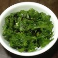 めがねりんご's cooksnap of when they made わさび菜と塩昆布の漬物.