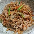 no:no's cooksnap of when they made ஐஃ肉味噌でスタミナ☆ニラもやし炒めஐஃ.