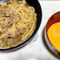 ◎みーちゃん◎'s cooksnap of when they made お夜食に◎すき焼き風うどん.