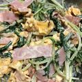 meggg＊'s cooksnap of when they made 玉子とハムの和風水菜サラダ.